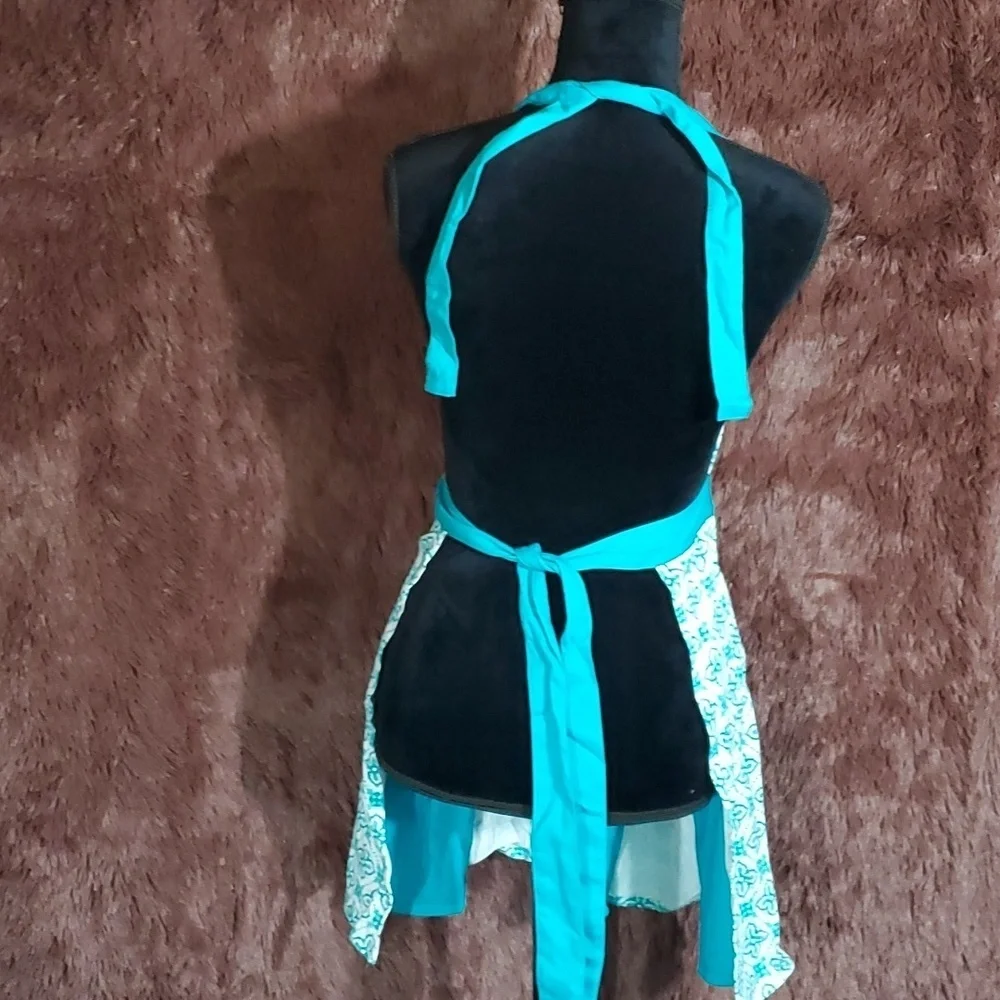 Kay Dee Turquoise and White Apron